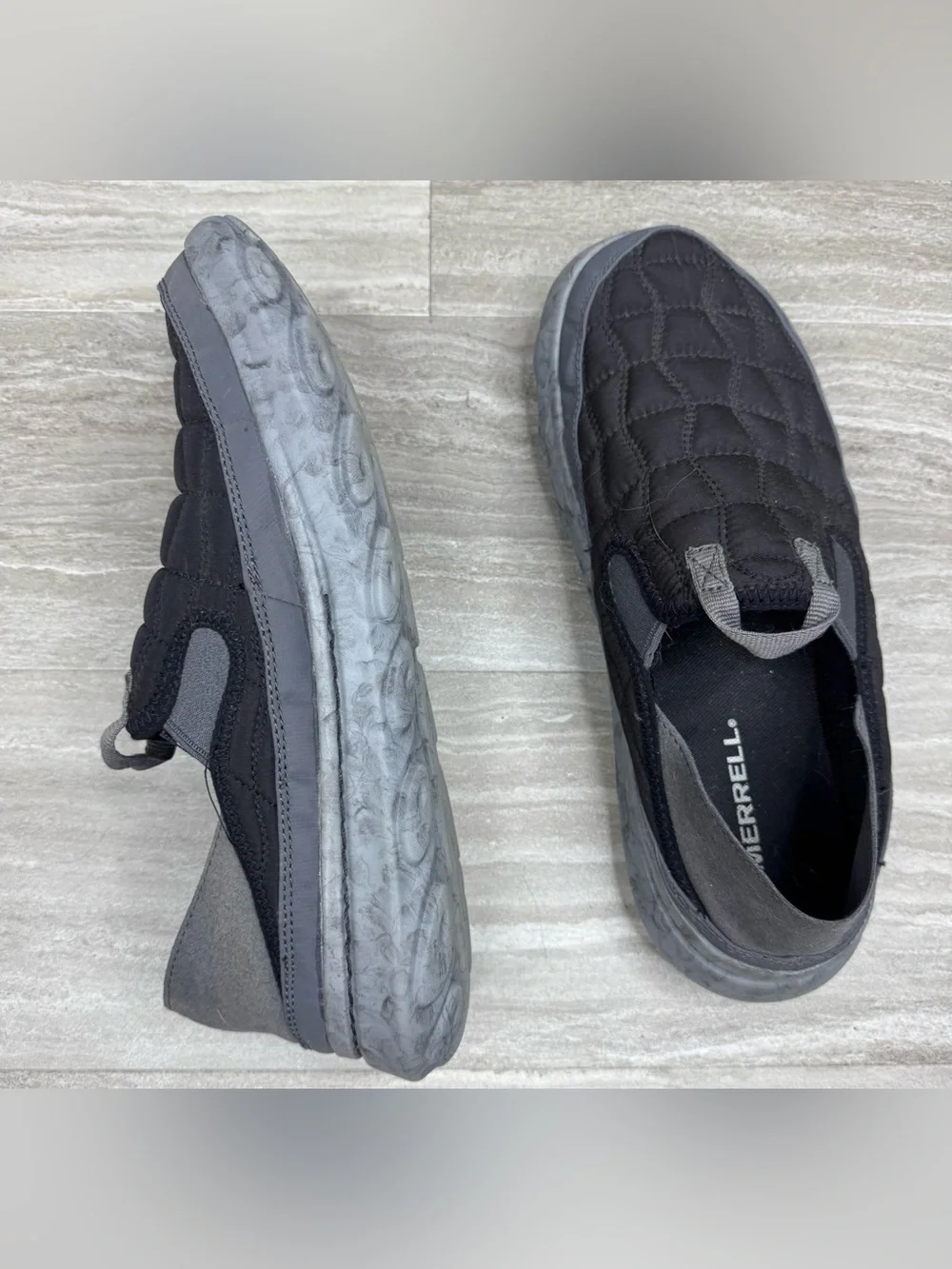 Merrell Hut 2.0 Quilted Ulta Light Slip On Comfort Shoes Mens Size 9
